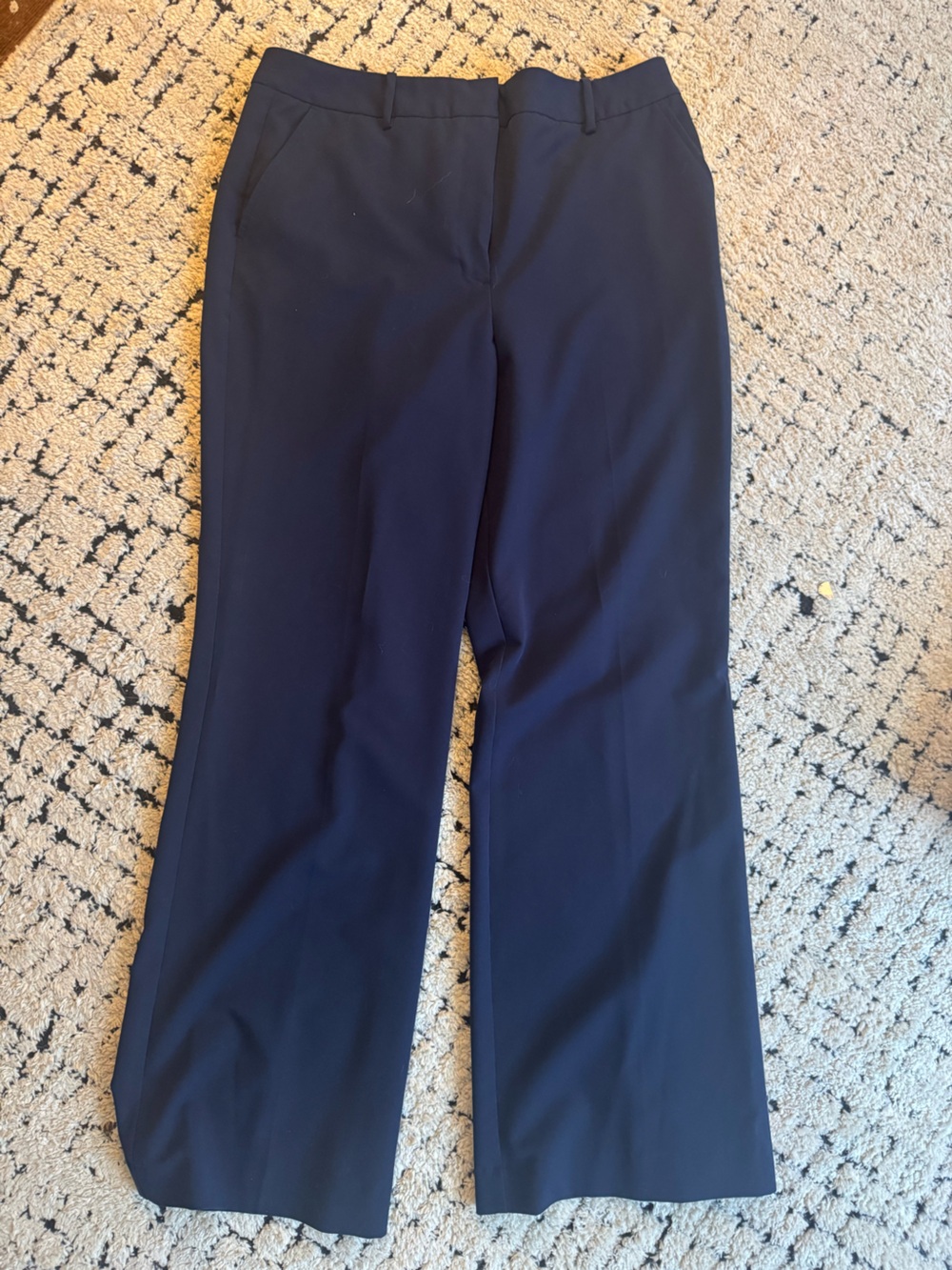Worthington Navy Wide-Leg Dress Pants